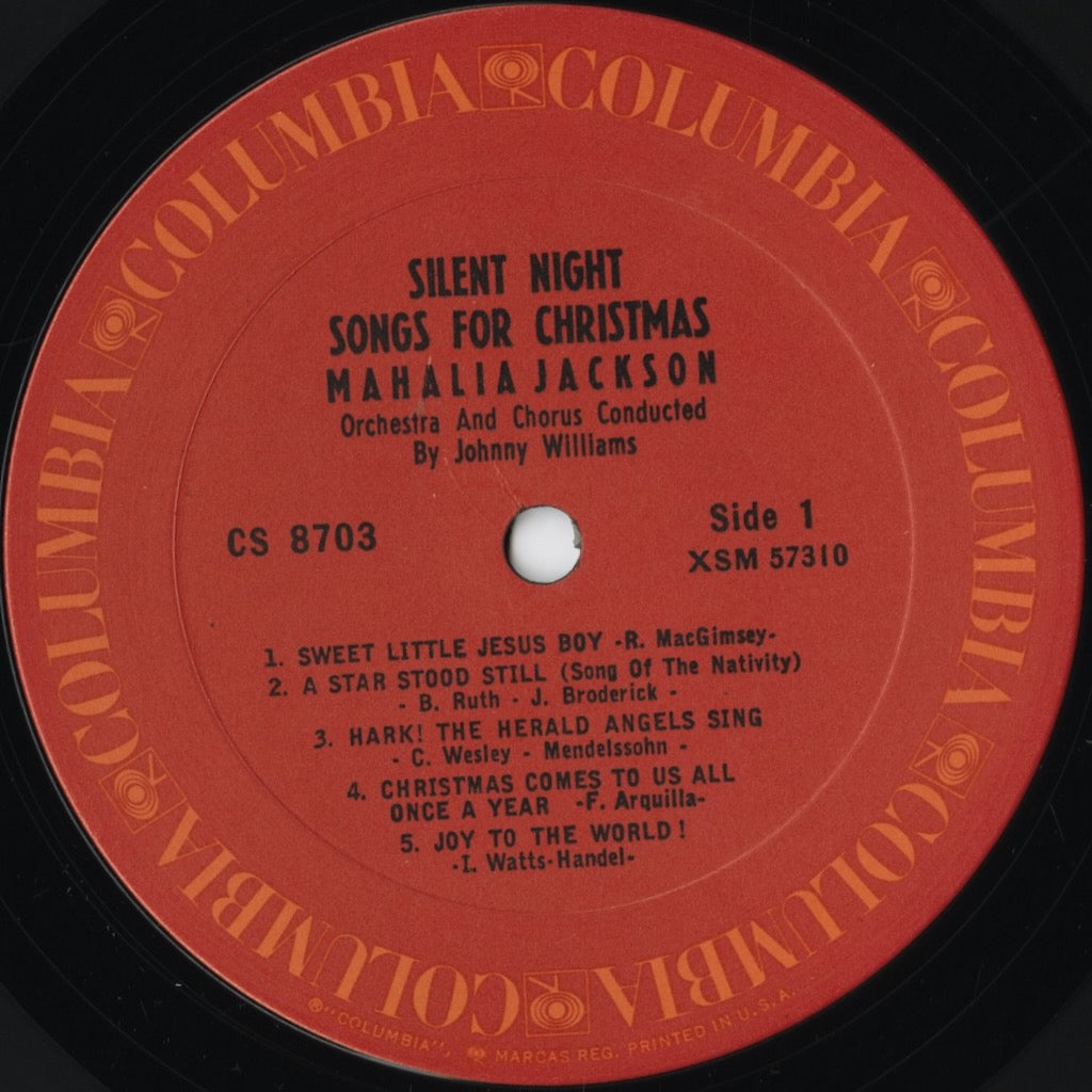 Mahalia Jackson / マハリア・ジャクソン / Silent Night - Songs For Christmas (CS 8703)