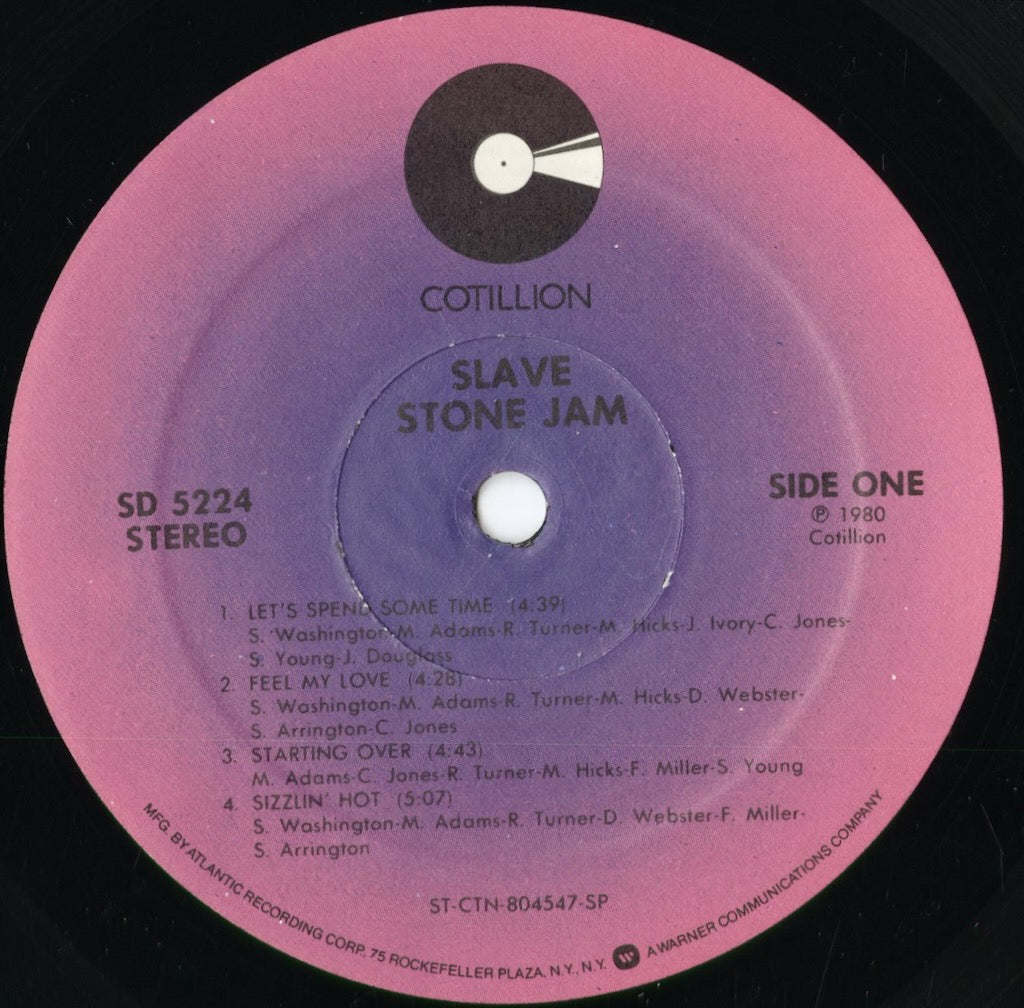 Slave - Stone Jam (SD 5224) 1980 US Cotillion|中古LP