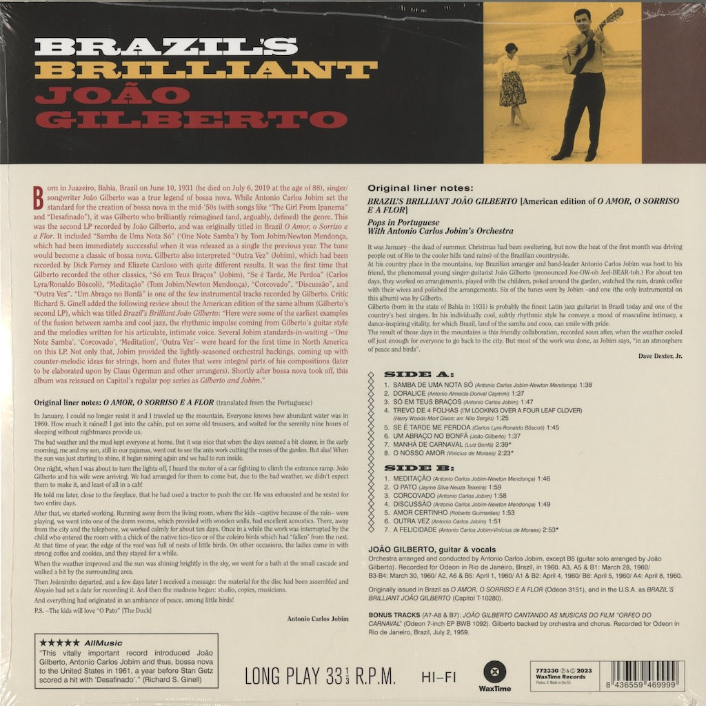 Joao Gilberto - Brazil's Brilliant WaxTime
back