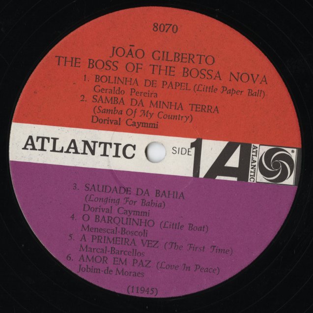 Joao Gilberto / ジョアン・ジルベルト / The Boss Of Bossa Nova (8070)
