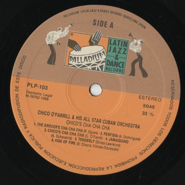 Chico O'Farrill / チコ・オファリル / Chico's Cha Cha Cha (PLP-103)