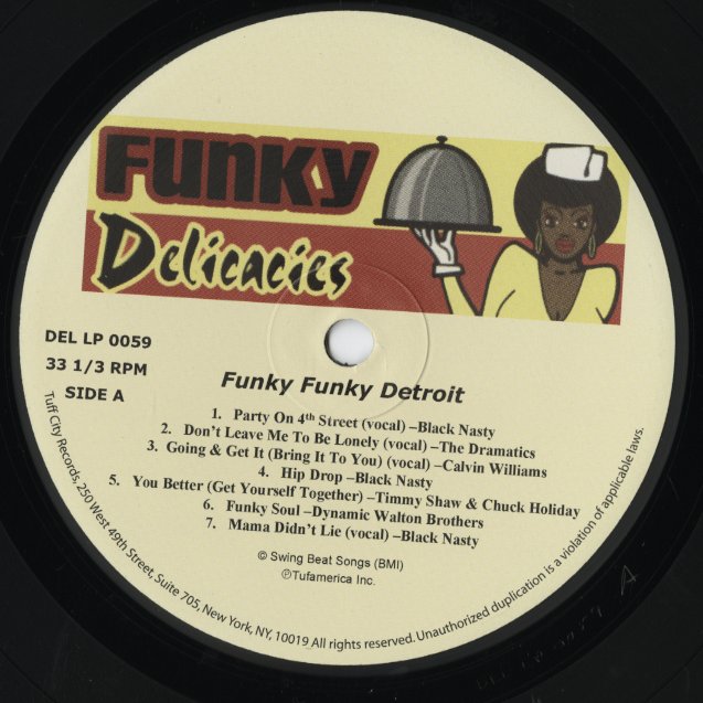 V.A./ Funky Funky Detroit (DEL LP 0058)