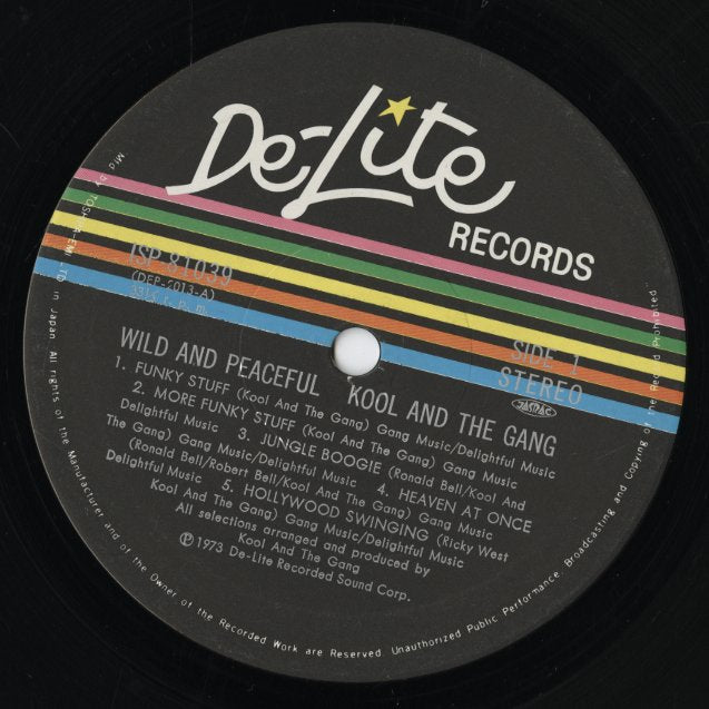 Kool & The Gang / クール&ザ・ギャング / Wild And Peaceful (ISP-81039) JPN Pressing