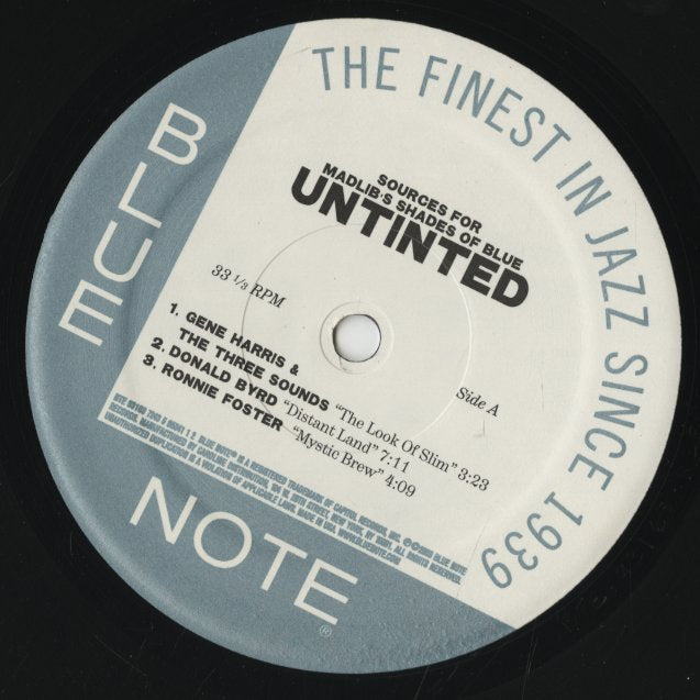 V.A./ Untinted / Source's For Madlib's Shade Of Blue (BTE 93163)