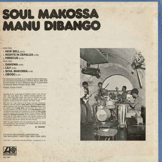 Manu Dibango - Soul Makossa (SD 7267) 1972 US Atlantic|中古LP