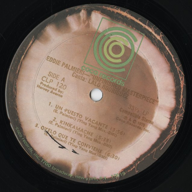 Eddie Palmieri / エディ・パルミエリ / Unfinished Masterpiece (CLP-120)