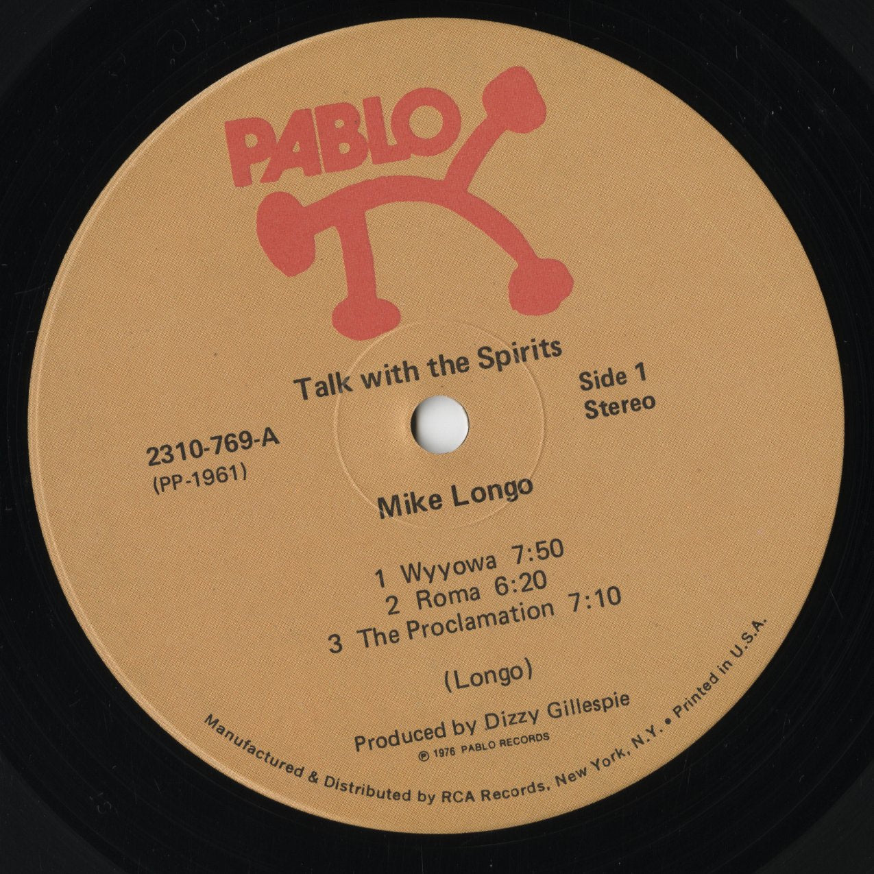 Mike Longo - Talk With The Spirits (2310-769) 1976 US Pablo|中古LP