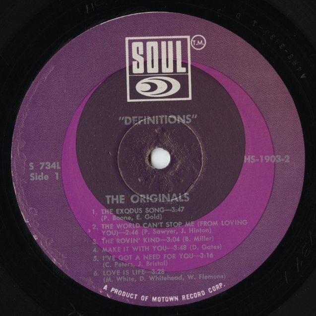 The Originals / オリジナルズ / Definitions (S734L)