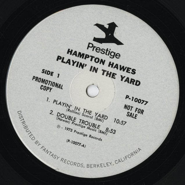 Hampton Hawes / ハンプトン・ホウズ / Playin' In The Yard (P-10077)