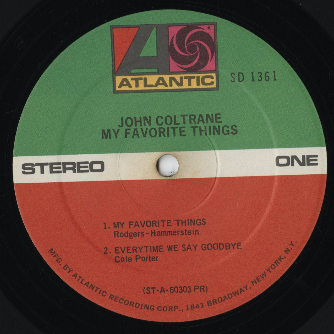 John Coltrane – My Favorite Things (SD 1361) 1968 US Atlantic | 中古LP