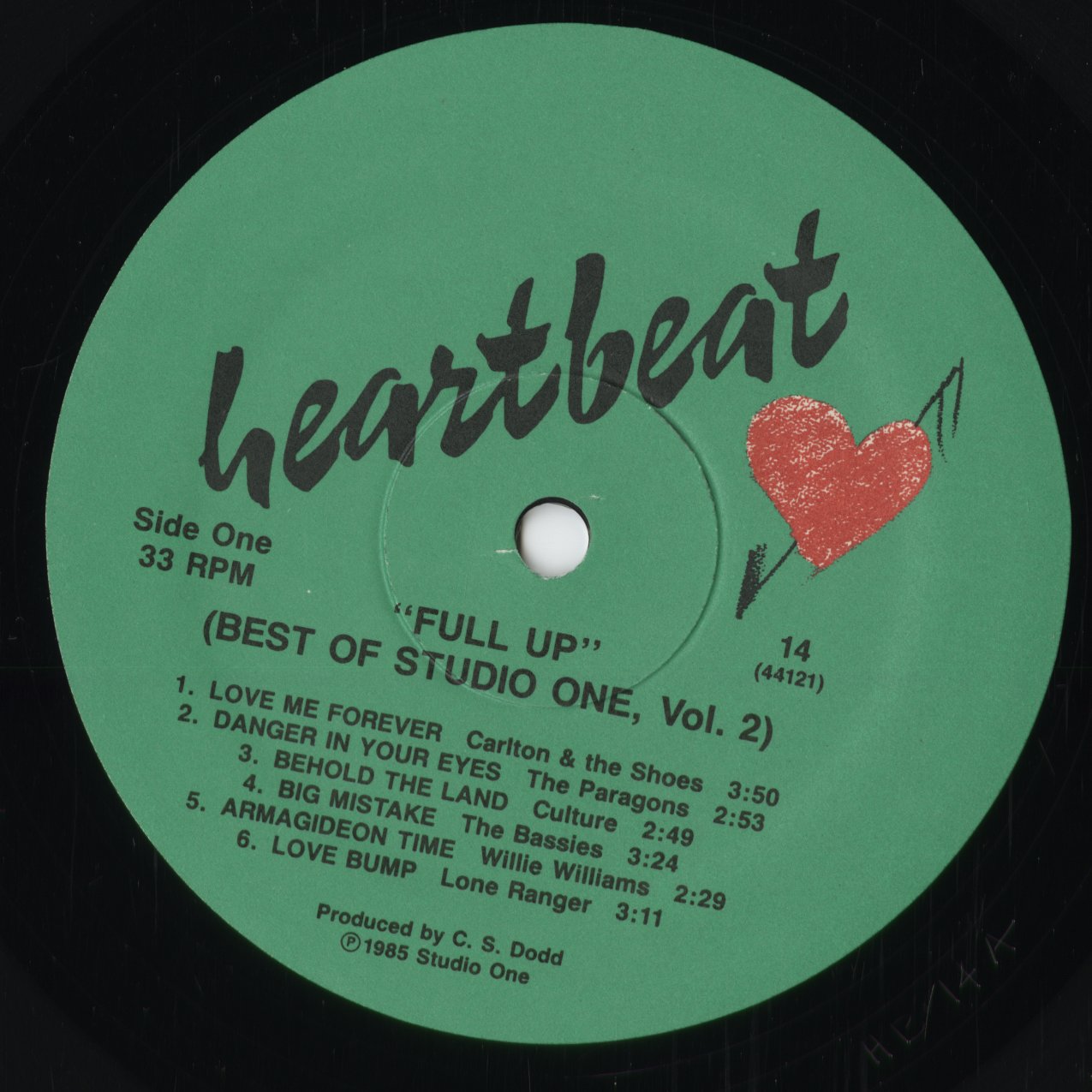 V.A. - Full Up Best of Studio One Vol.2 (HB-14) 1985 US Heartbeat|中古LP