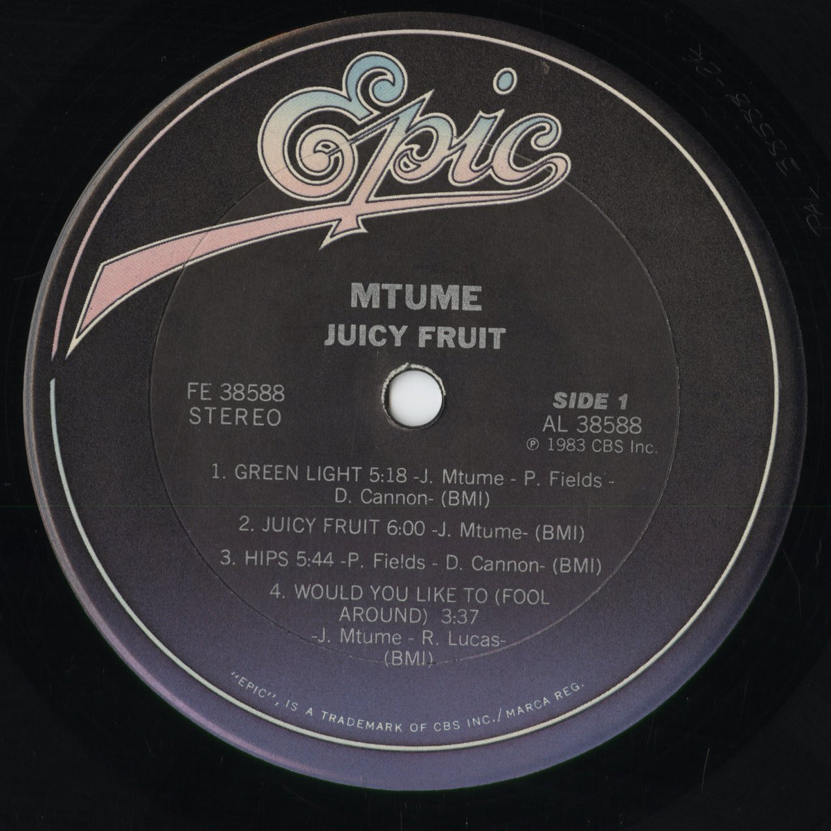 Mtume - Juicy Fruit (FE 38588) 1983 US Epic|中古LP