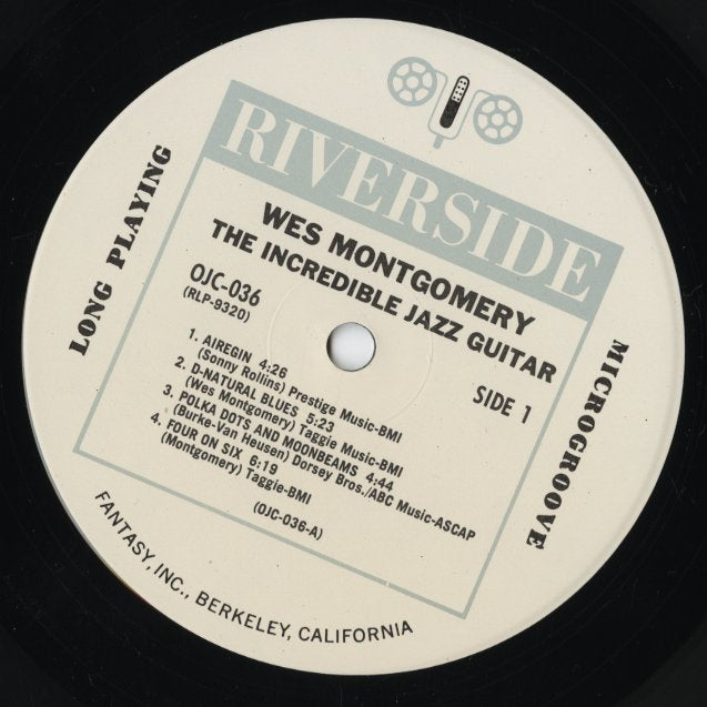 Wes Montgomery / ウェス・モンゴメリ / The Incredible Jazz Guitar Of Wes Montgomery (OJC-036)