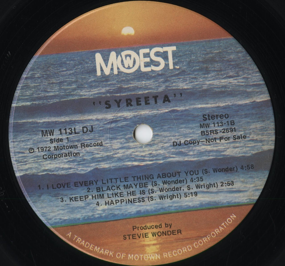 Syreeta - Syreeta (MW 113L DJ) 1972 US MoWest|中古LP