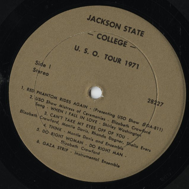 Jackson State College - On Tour In Europe (28227) LP 1971 US Jackson State College|中古LP
