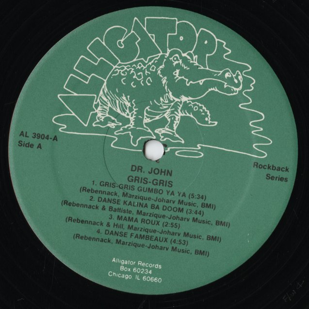 Dr.John / ドクター・ジョン / The Night Tripper Gris-Gris (AL3904) 1987 Alligator Records