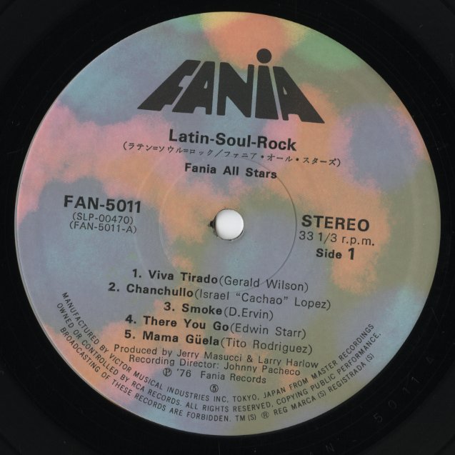 Fania All Stars / ファニア・オール・スターズ / Latin Soul Rock (FAN-5011)