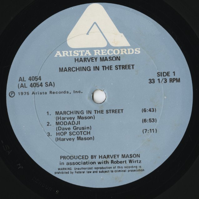 Harvey Mason / ハーヴェイ・メイソン / Marching In The Street (AL4054)