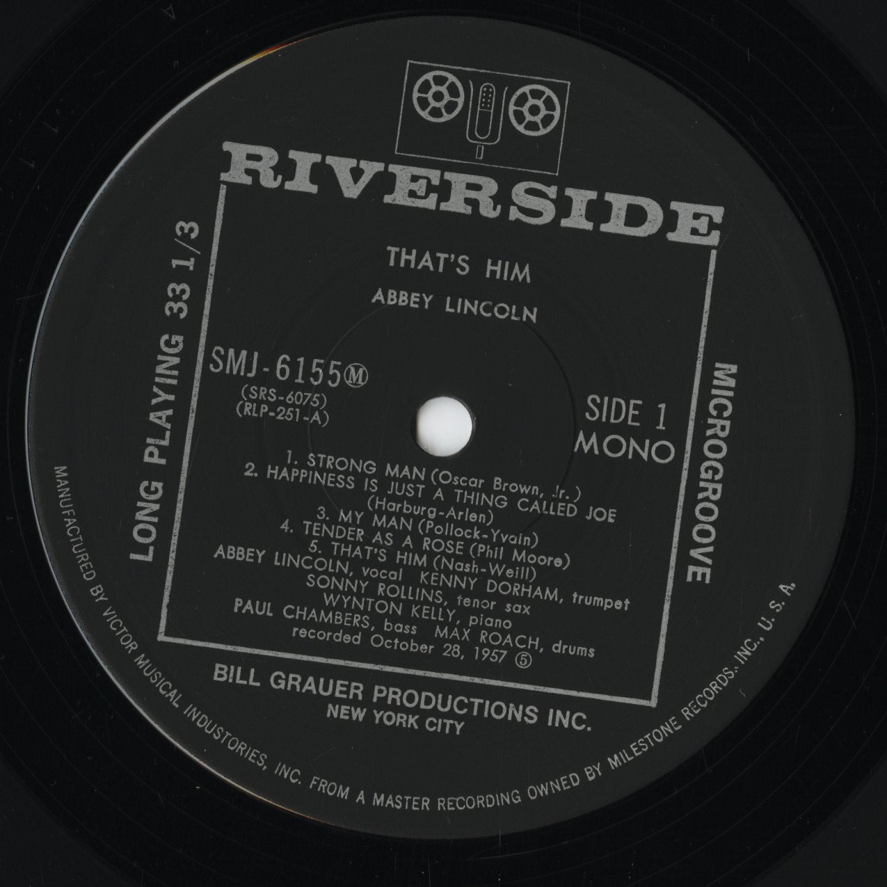 Abbey Lincoln - That's Him! (SMJ-6155M) 1976 JPN Riverside|中古LP