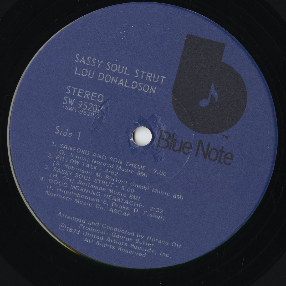Lou Donaldson - Sassy Soul Strut (SW 95207) 1973 US Blue Note|中古LP