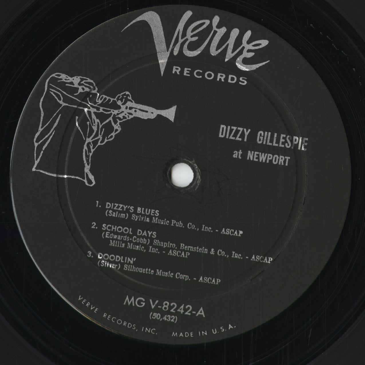 Dizzy Gillespie - At Newport (MG V-8242) 1961 US Verve|中古LP