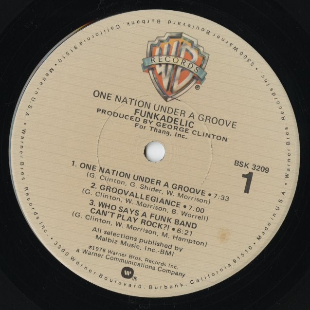 Funkadelic / ファンカデリック / One Nation Under A Groove (BSK3209)