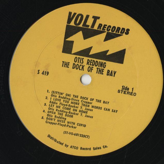 Otis Redding / オーティス・レディング / The Dock Of The Bay (S 419)