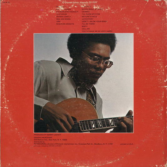 O'Donel Levy - Hands Of Fire (GM 4408) 1974 US Groove Merchant|中古LP