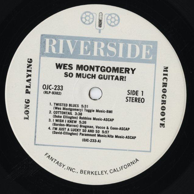 Wes Montgomery / ウェス・モンゴメリー / So Much Guitar! (OJC 9382)