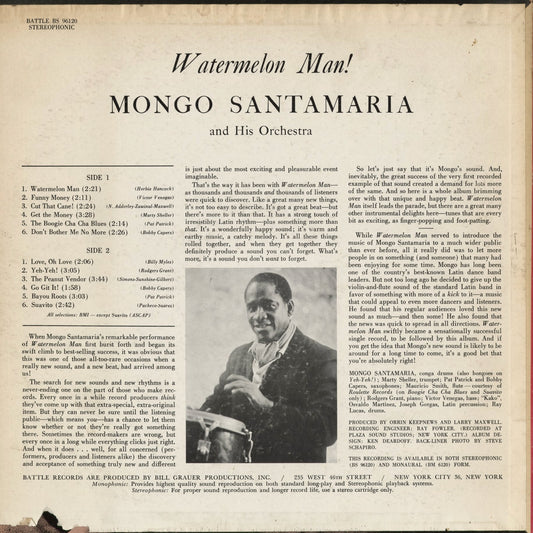 Mongo Santamaria – Watermelon Man! (BS 96120) 1963 US Battle | 中古LP