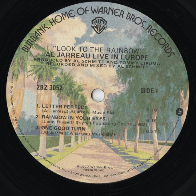 Al Jarreau – Look To The Rainbow (2BZ 3052) 2LP 1977 US Warner Bros オリジナル盤
