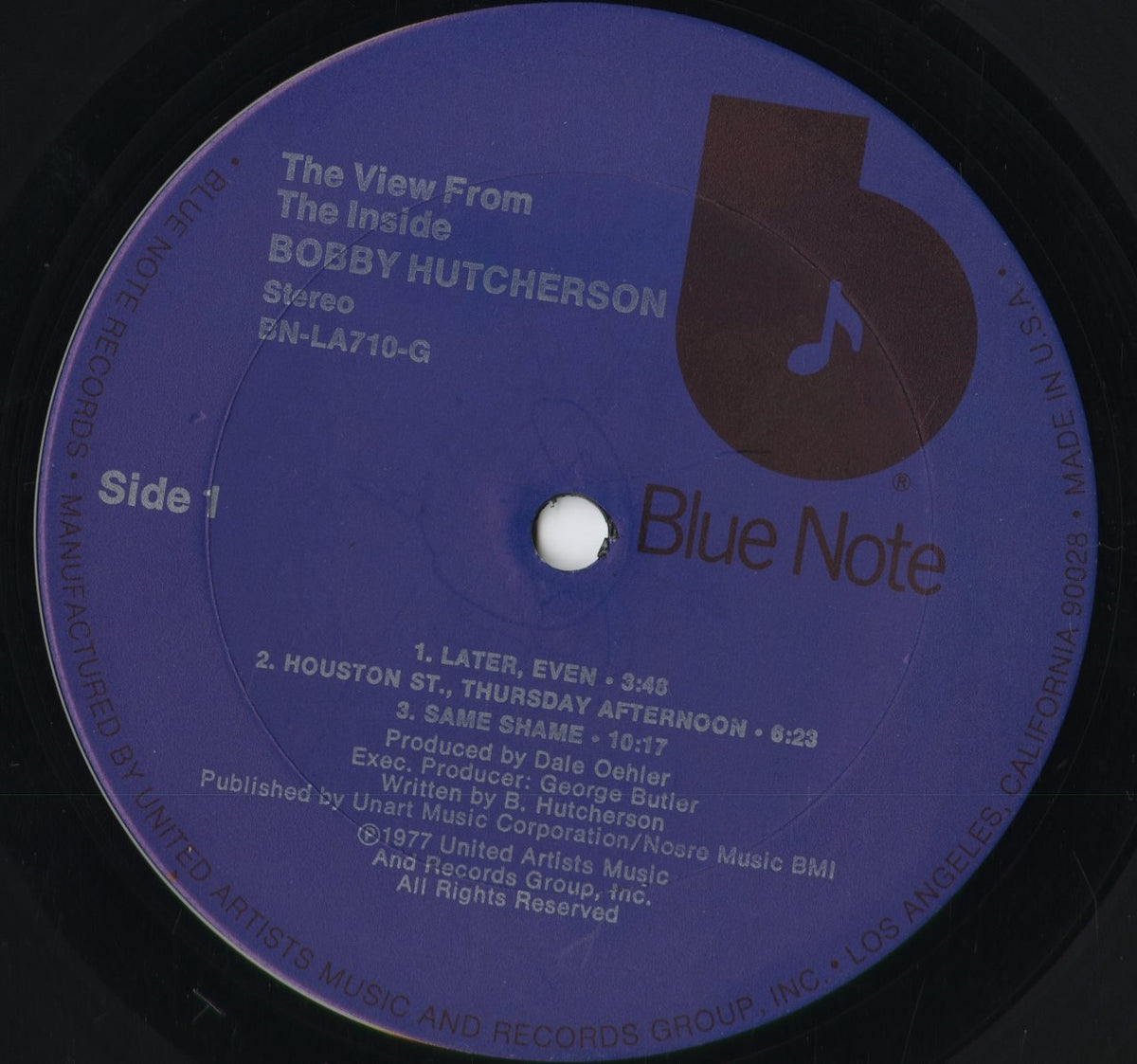 Bobby Hutcherson - The View From The Inside (BN-LA710-G) 1977 US Blue Note|中古LP
