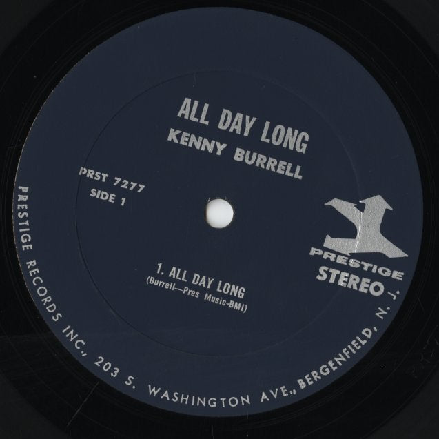 Kenny Burrell / ケニー・バレル / All Day Long (PR7277)