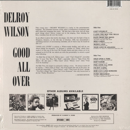 Delroy Wilson / デルロイ・ウィルソン / Good All Over (CLD-LP 7010)