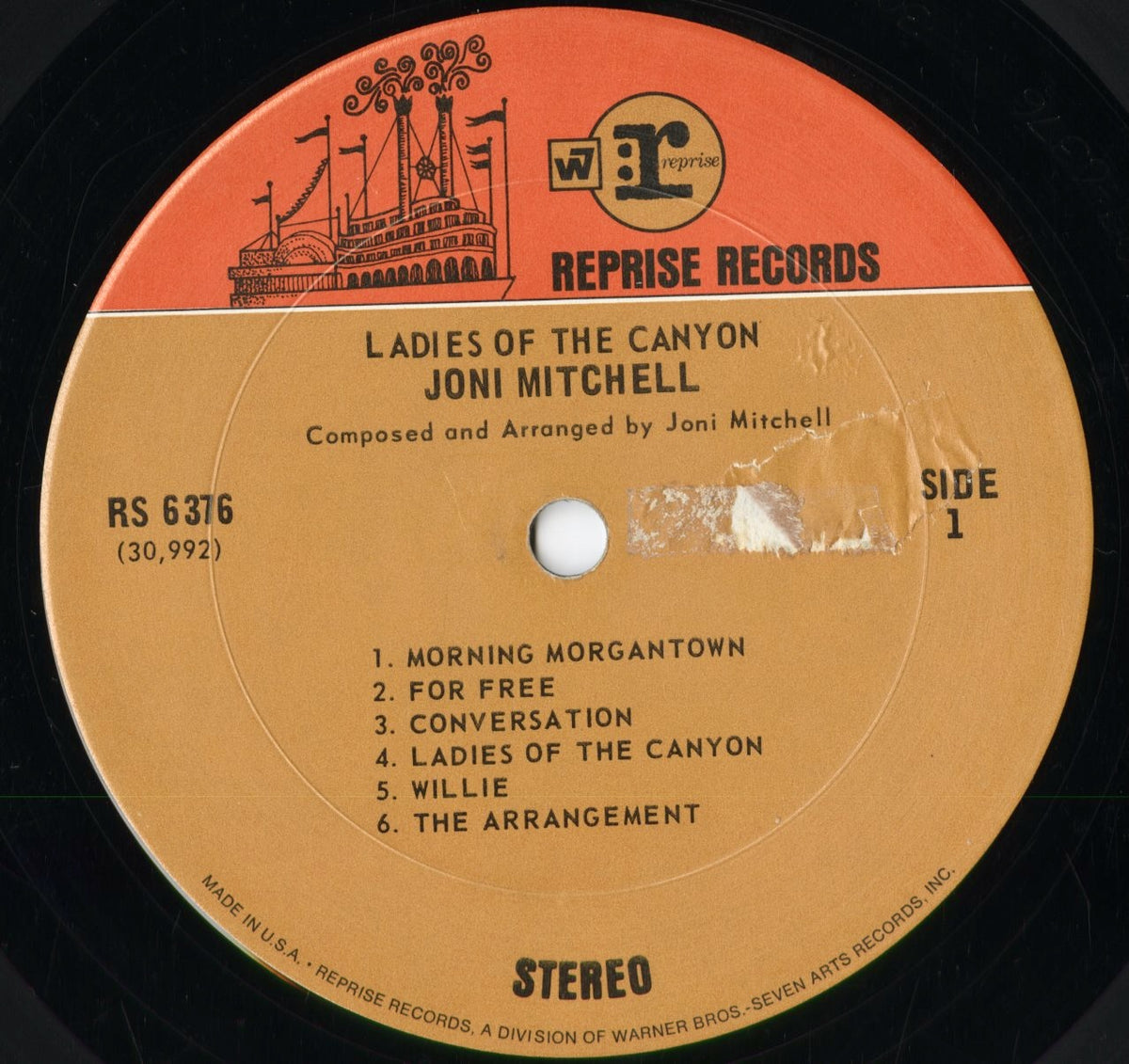 Joni Mitchell - Ladies Of The Canyon (RS 6376) 1970 US Reprise|中古LP