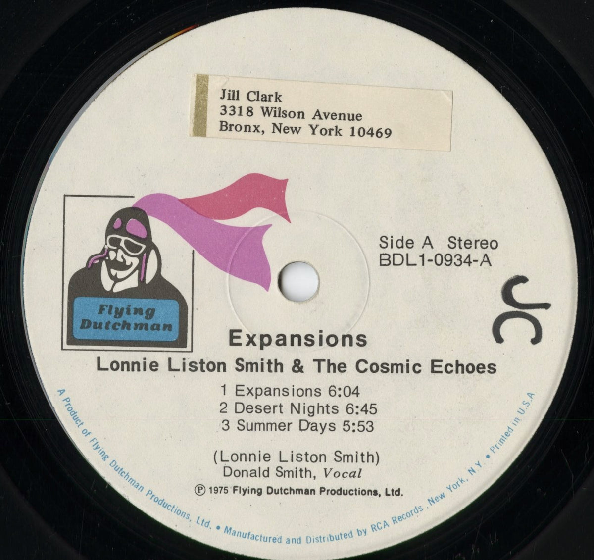 Lonnie Liston Smith - Expansions (BDL1-0934) 1975 US Flying Dutchman|中古LP