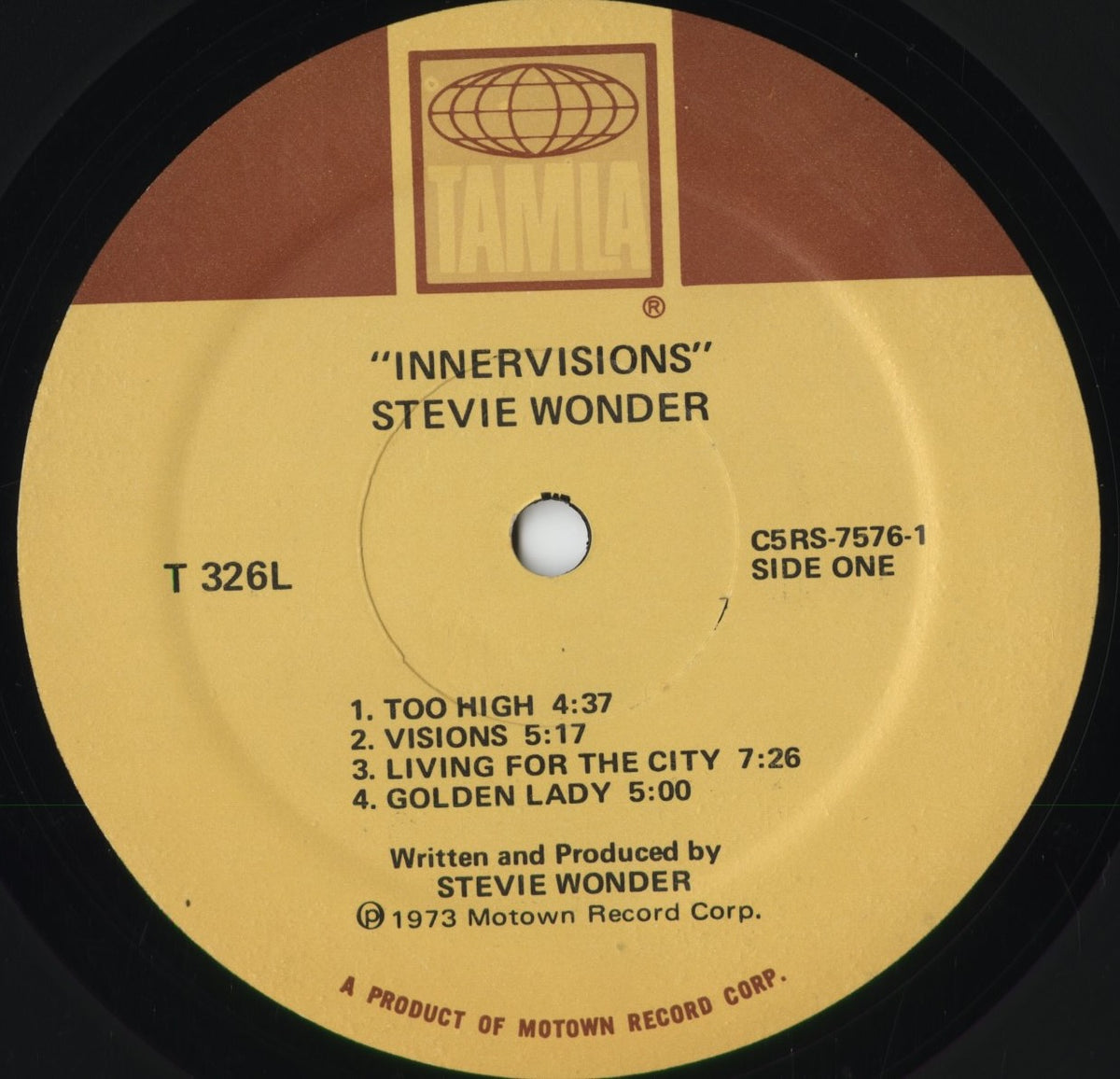 Stevie Wonder - Innervisions (T 326L) 1973 US Tamla|中古LP