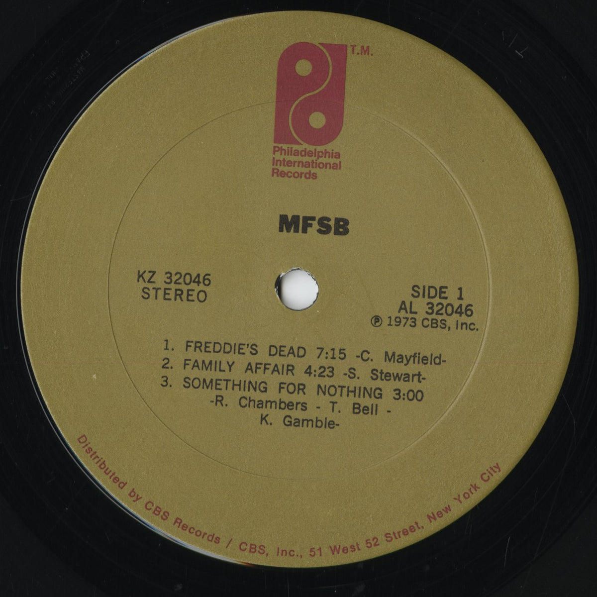 MFSB - MFSB (KZ32046) 1973 US Philadelphia International|中古LP