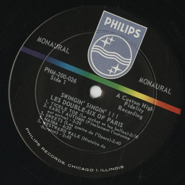 Double Six Of Paris / ダブル・シックス・オブ・パリ / Swingin' Singin'! (PHM 200-026)
