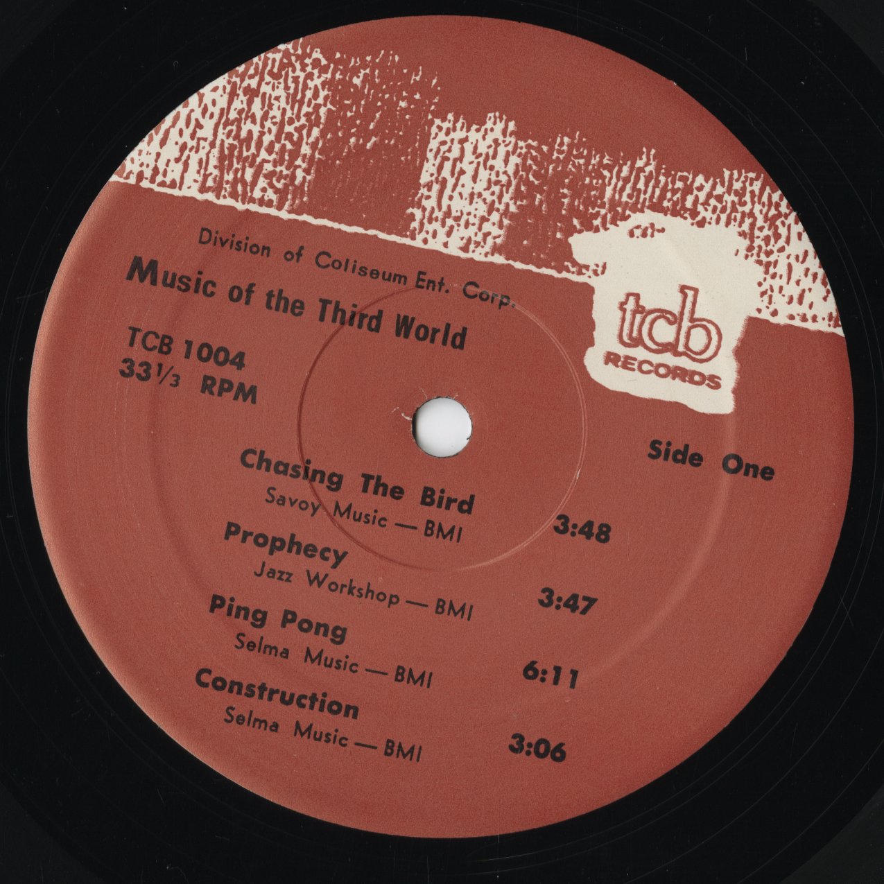 Donald Byrd - Booker Little - The Third World (TCB 1004) Mid 1970's US TCB|中古LP
