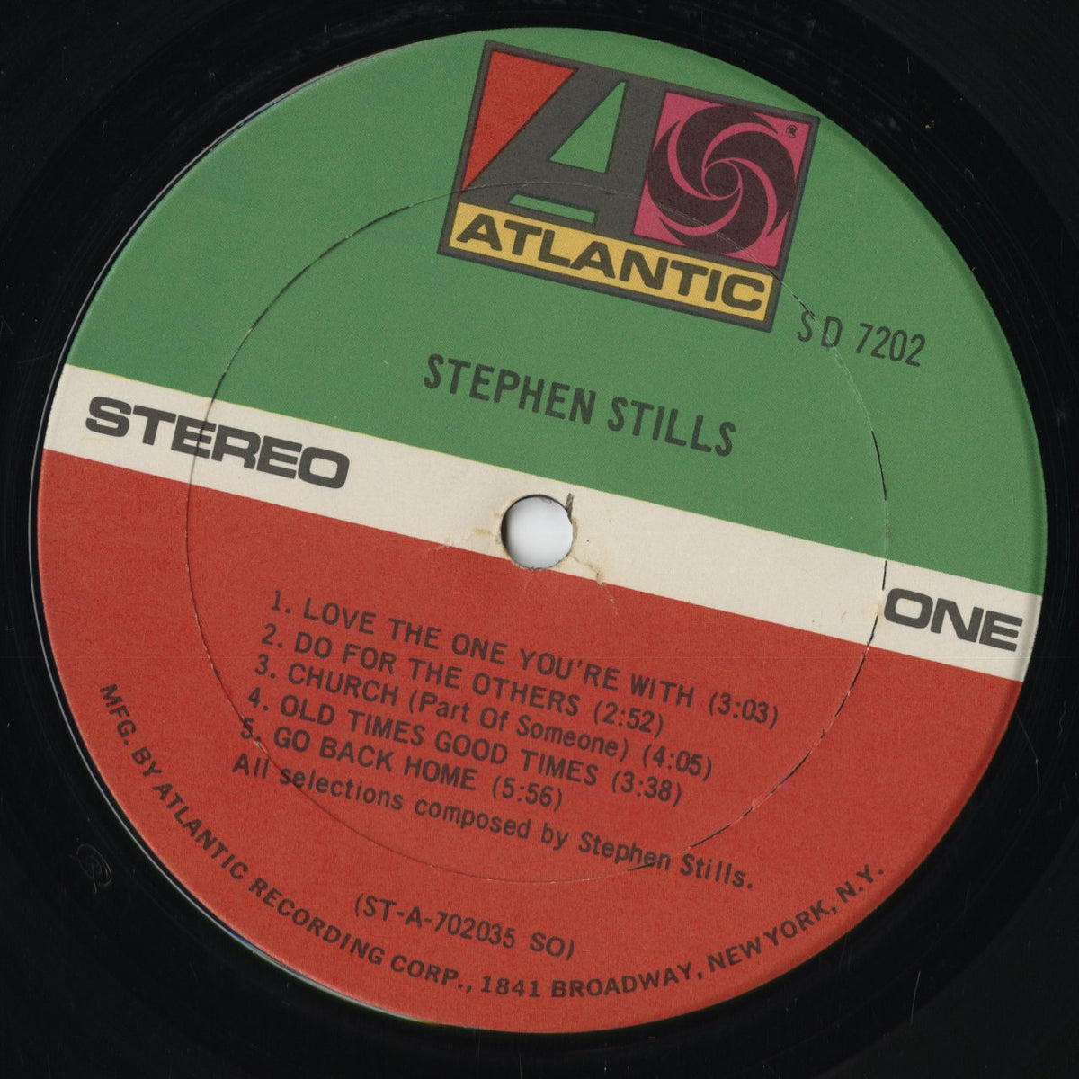 Stephen Stills - Stephen Stills (SD 7202) 1976 US Atlantic|中古LP
