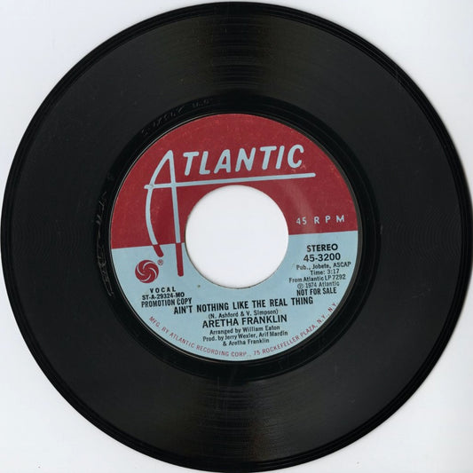 Aretha Franklin / アレサ・フランクリン - Ain't Nothing Like The Real Thing / Eight Days On The Road -7 (45-3200)