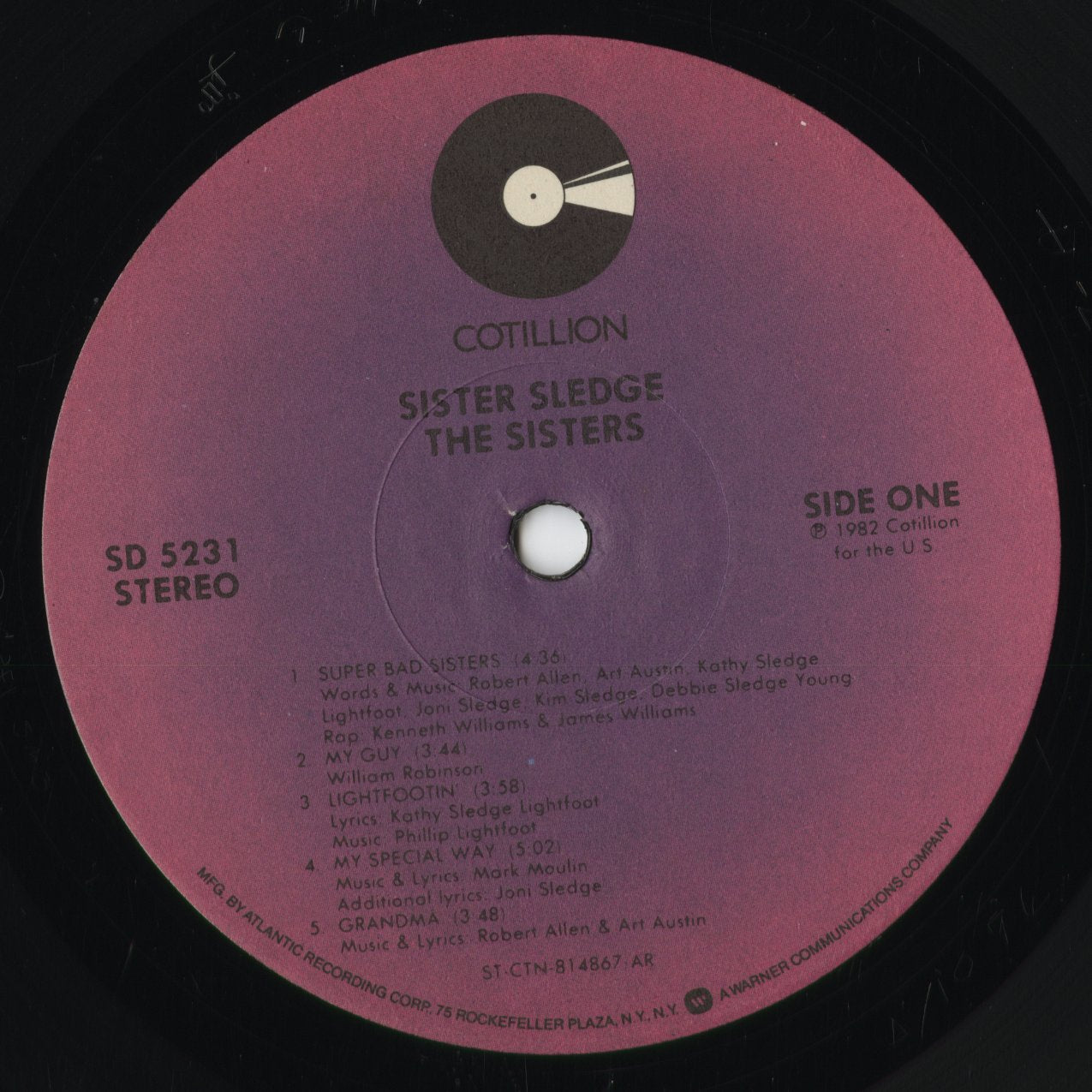 Sister Sledge - The Sisters (SD 5231) 1982 US Cotillion|中古LP