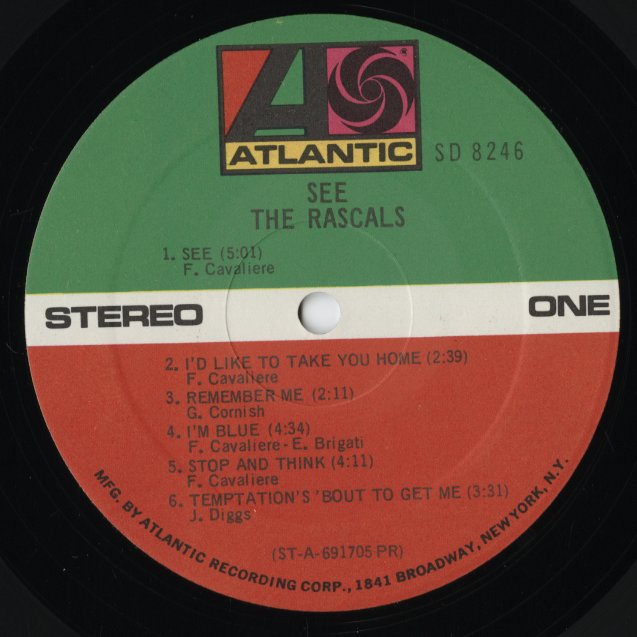 The Rascals / ラスカルズ / See (SD 8246)