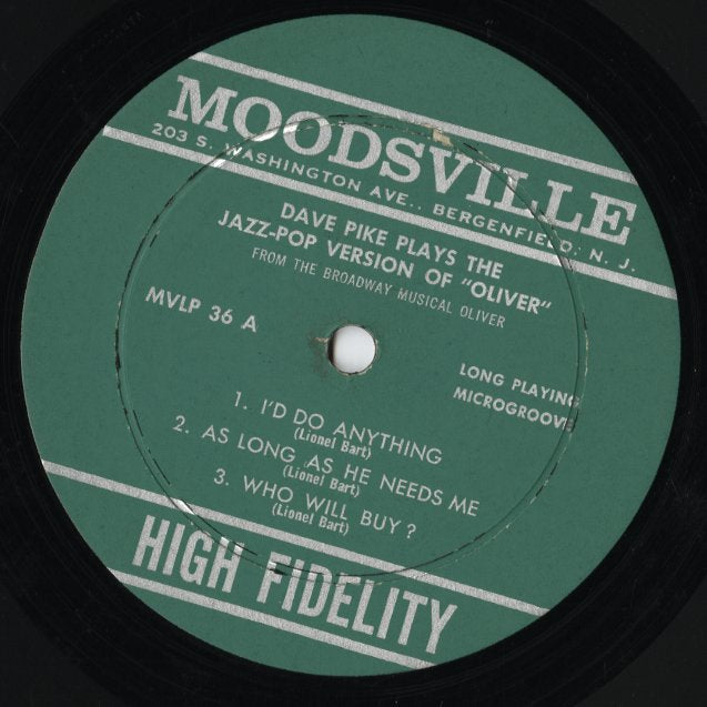 Dave Pike / デイヴ・パイク / Plays The Jazz Version Of Oliver! (MVLP36)