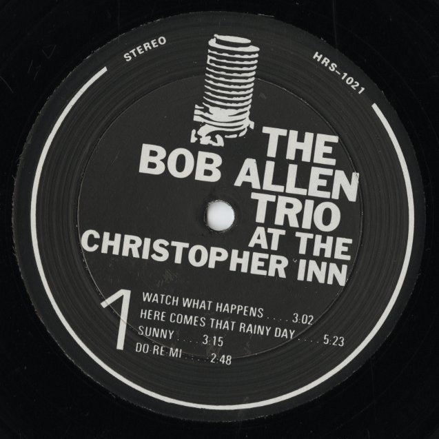 The Bob Allen Trio / ボブ・アレン / At The Christopher Inn (HRS-1021)