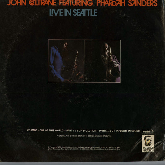 John Coltrane Featuring Pharoah Sanders - Live In Seattle (AS-9202-2) 1971 US Impulse|中古LP