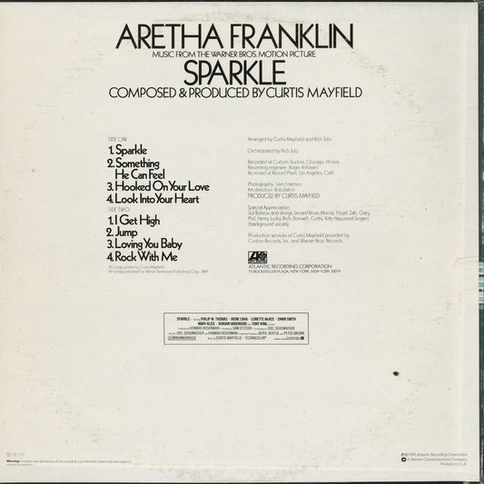 Aretha Franklin – Sparkle (SD 18176) 1976 US Atlantic|中古LP