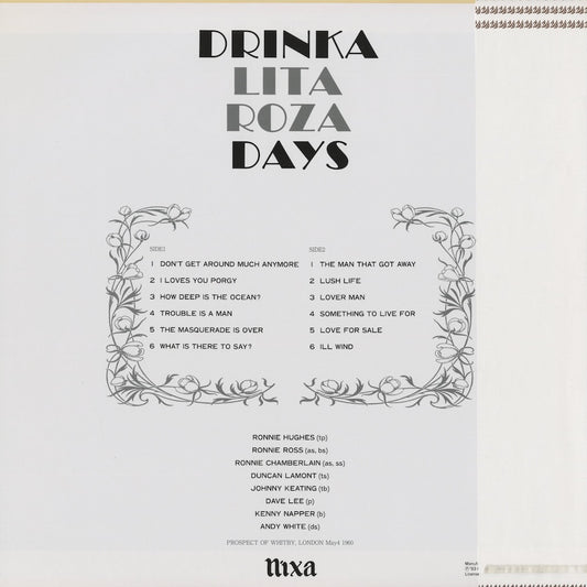 Lita Roza / リタ・ローザ / Dorinka Lita Roza Days (NLP6007)