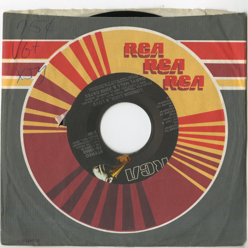 Daryl Hall & John Oates / ダリル・ホール ジョン・オーツ / Rich Girl / London Luck, & Love -7 (PB-10860)